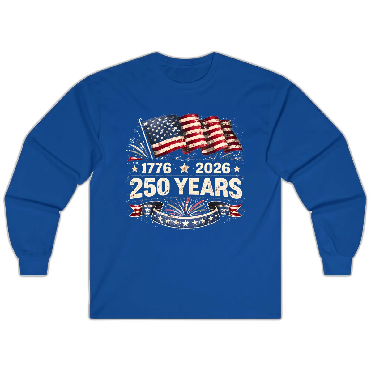 America's 250th Anniversary Long Sleeve in Royal