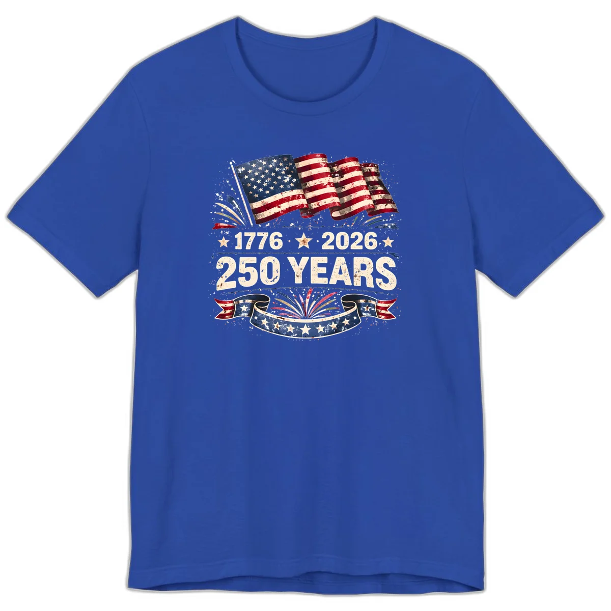 America's 250th Anniversary Premium T-Shirt in True Royal