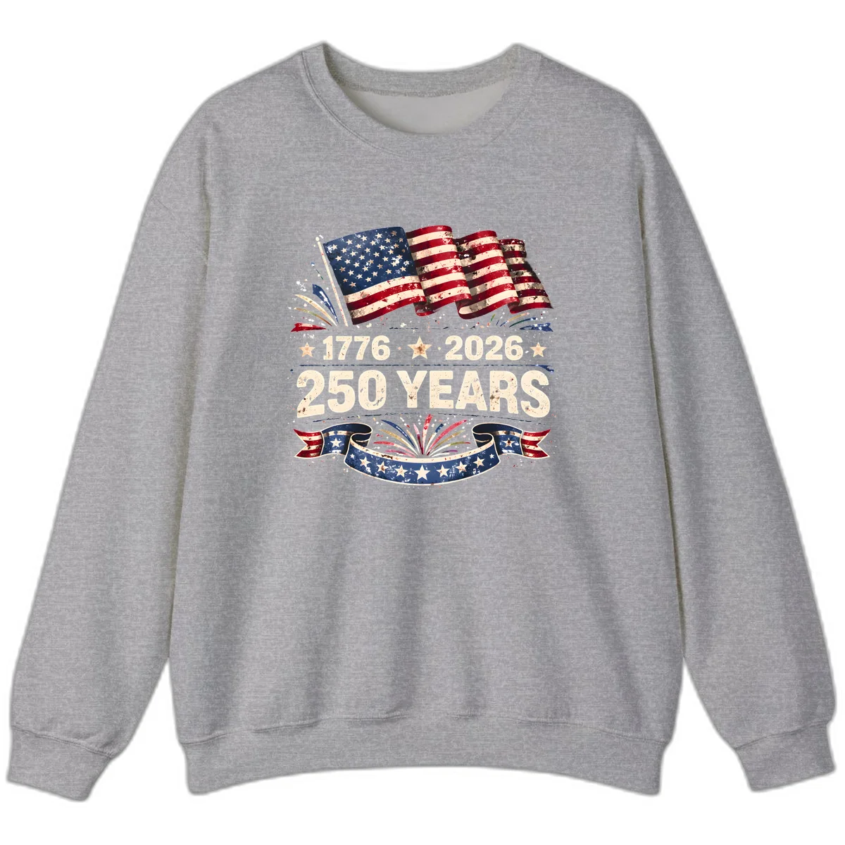 America's 250th Anniversary Sweatshirt in Sport Grey