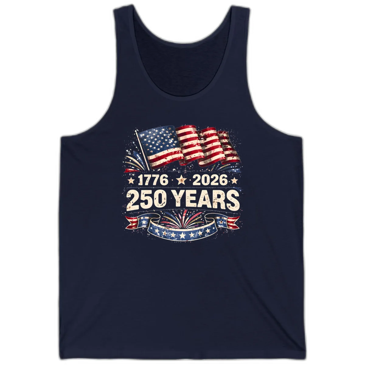 America's 250th Anniversary Tank in Navy