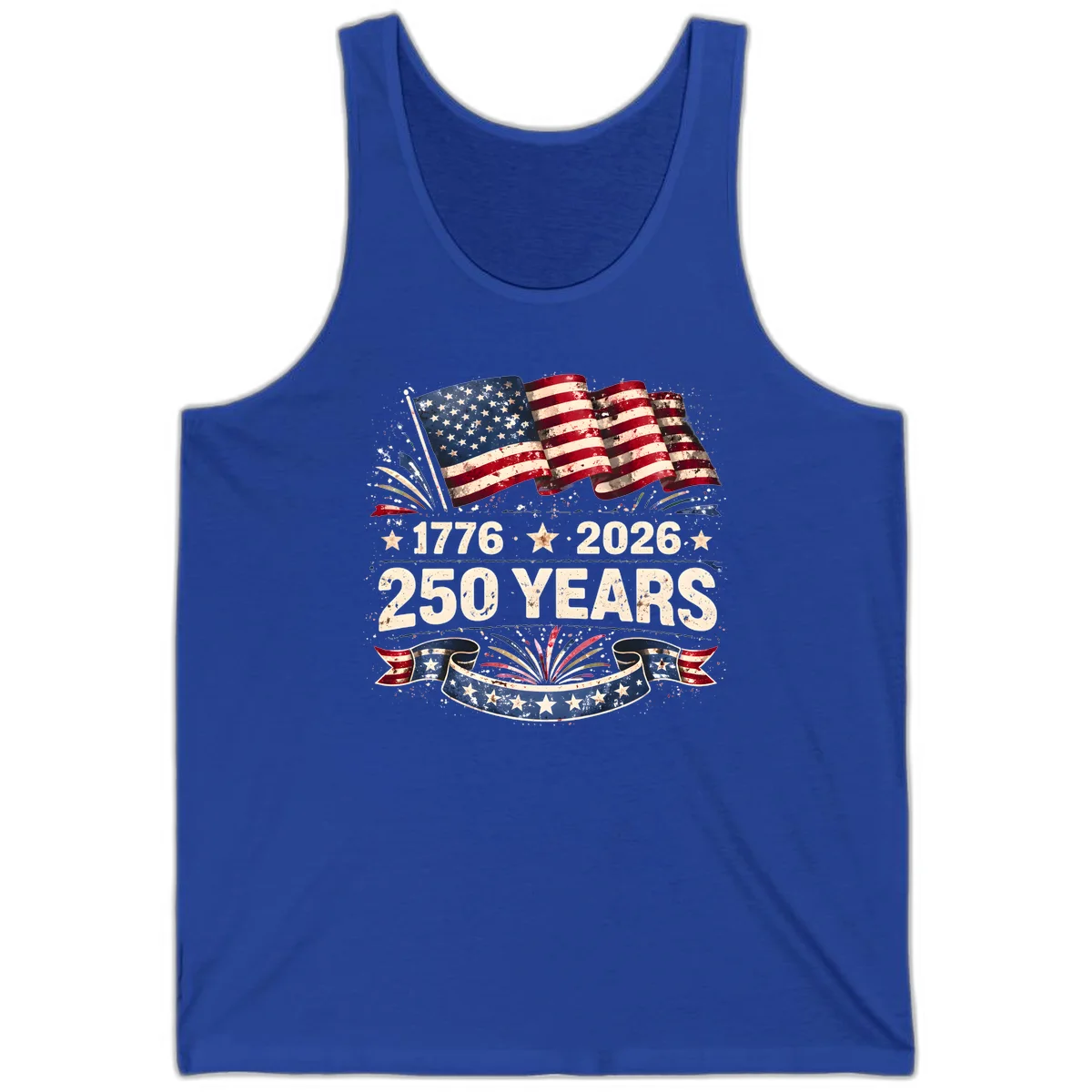 America's 250th Anniversary Tank in True Royal