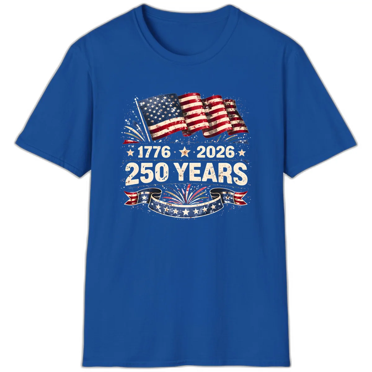 America's 250th Anniversary T-Shirt in Royal