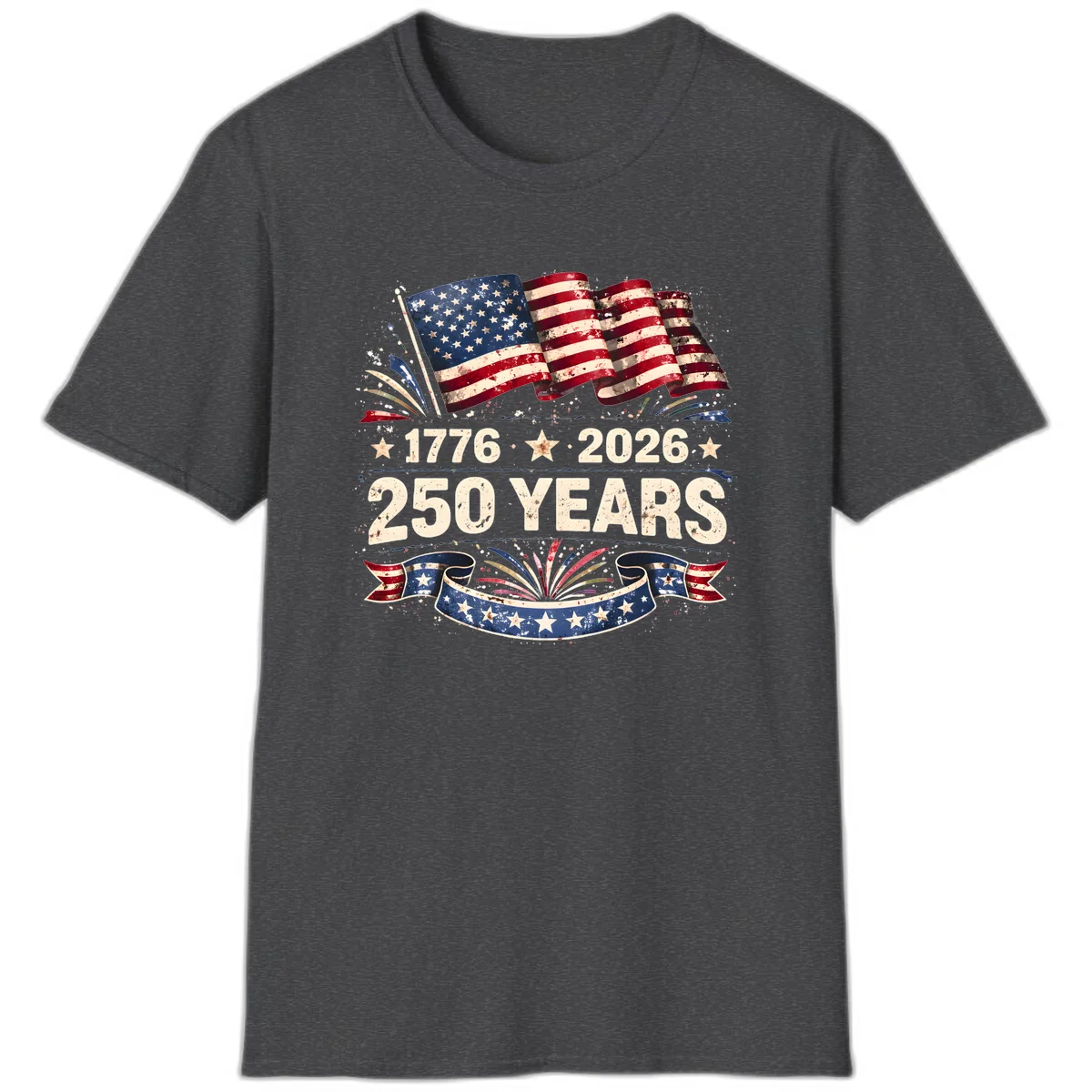 America's 250th Anniversary T-Shirt in Dark Heather