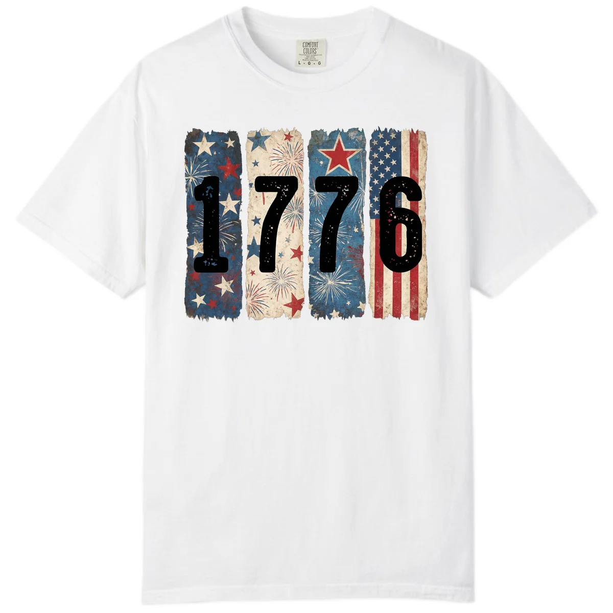 America 250th 1776 Heritage Comfort Color in White