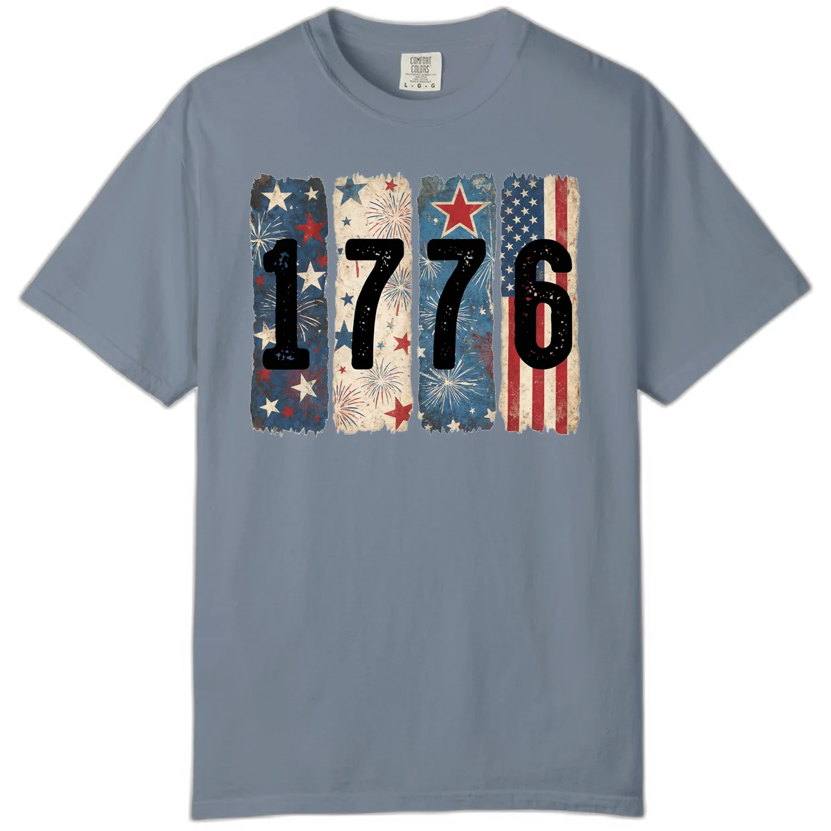 America 250th 1776 Heritage Comfort Color in Blue Jean