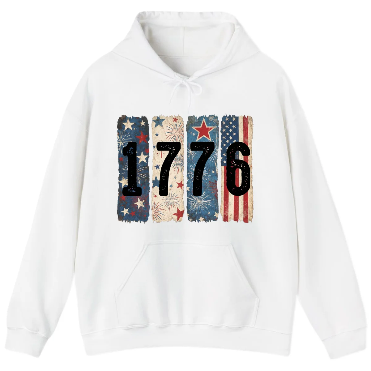 America 250th 1776 Heritage Hoodie in White
