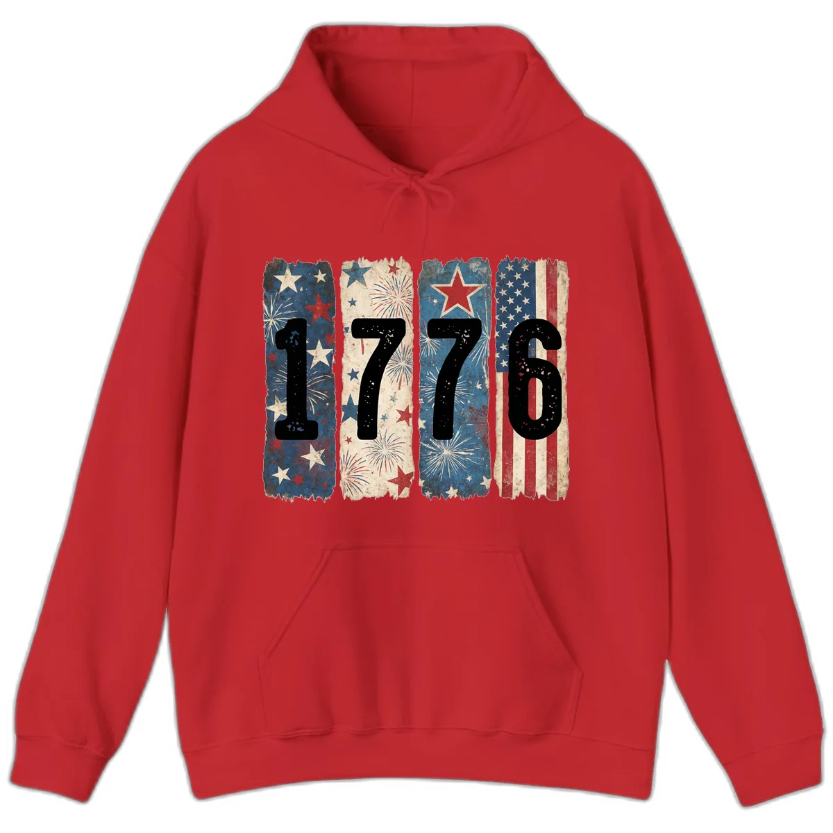 America 250th 1776 Heritage Hoodie in Red