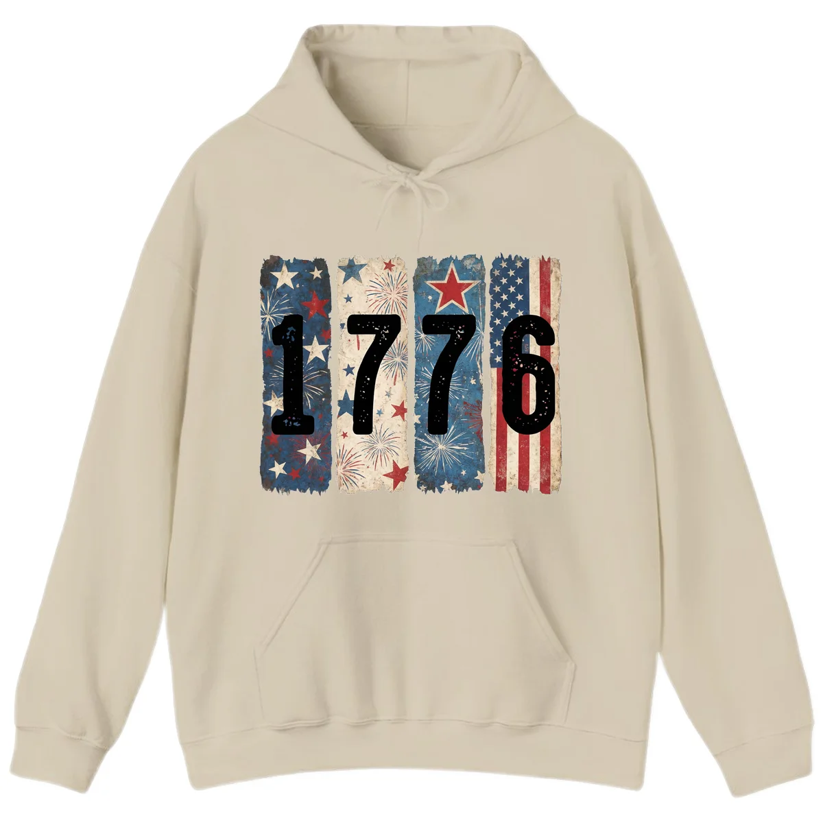 America 250th 1776 Heritage Hoodie in Sand