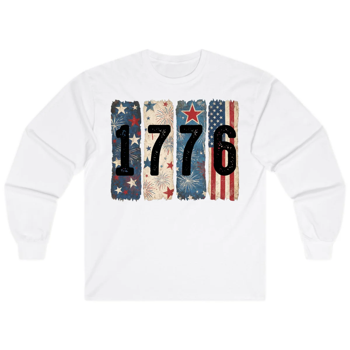 America 250th 1776 Heritage Long Sleeve in White