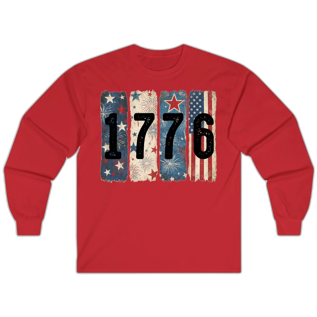 America 250th 1776 Heritage Long Sleeve in Red