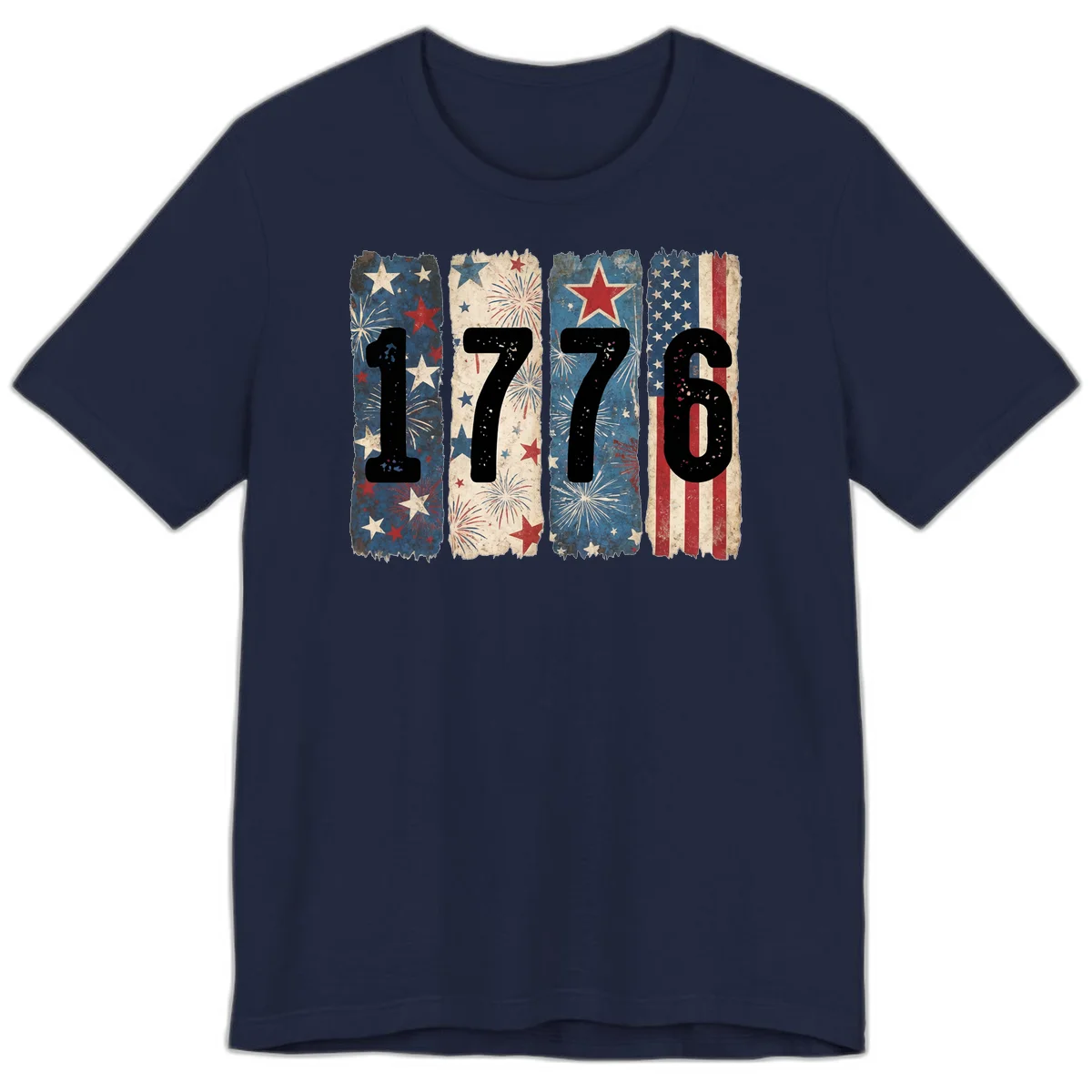 America 250th 1776 Heritage Premium T-Shirt in Navy