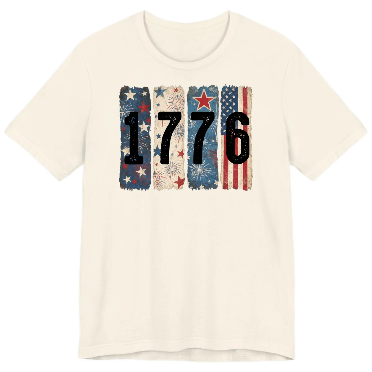 America 250th 1776 Heritage Premium T-Shirt in Natural