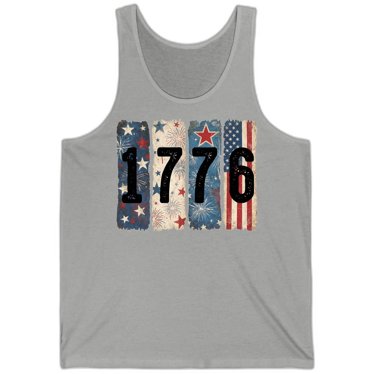 America 250th 1776 Heritage Tank in Athletic Heather