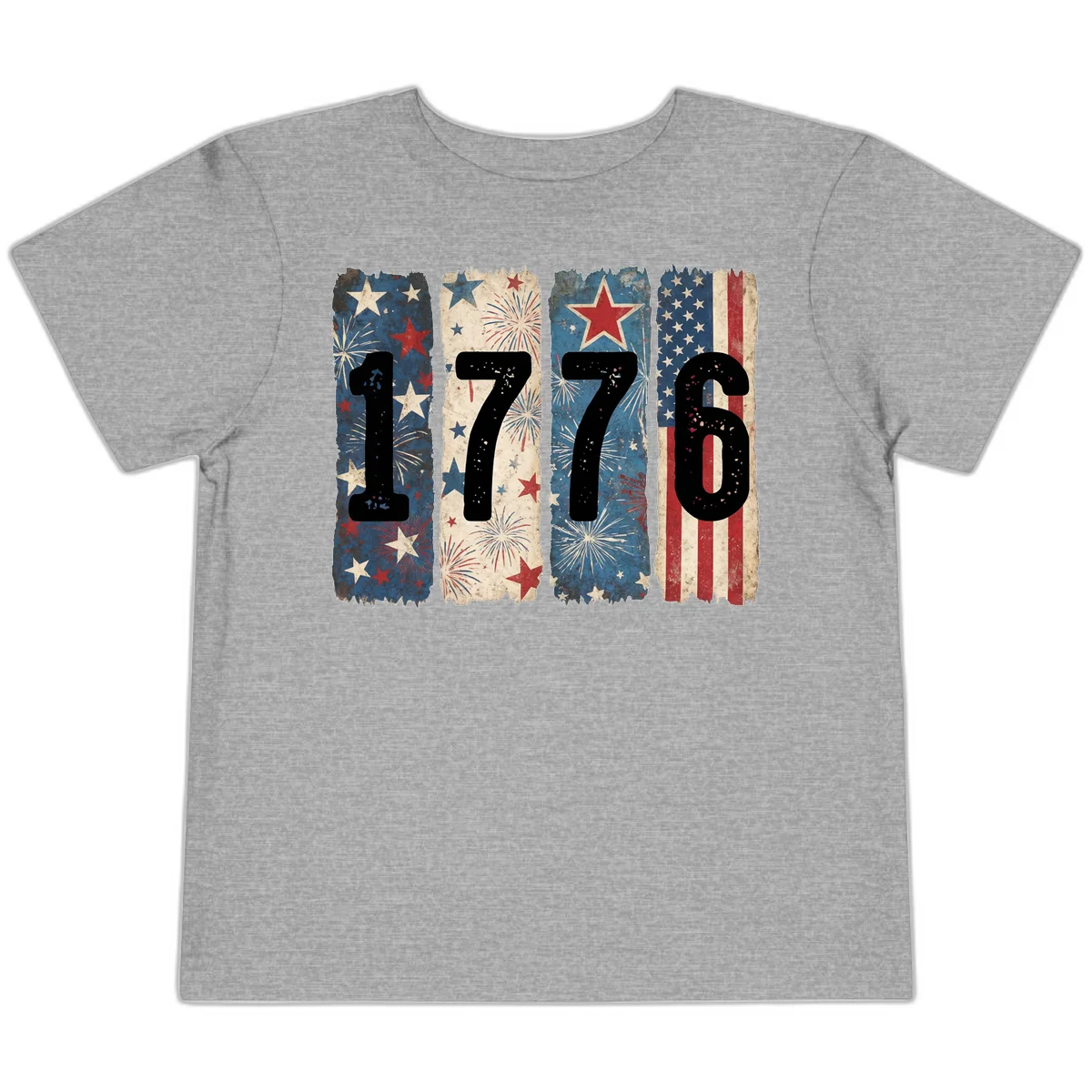 America 250th 1776 Heritage Toddler T-Shirt in Athletic Heather