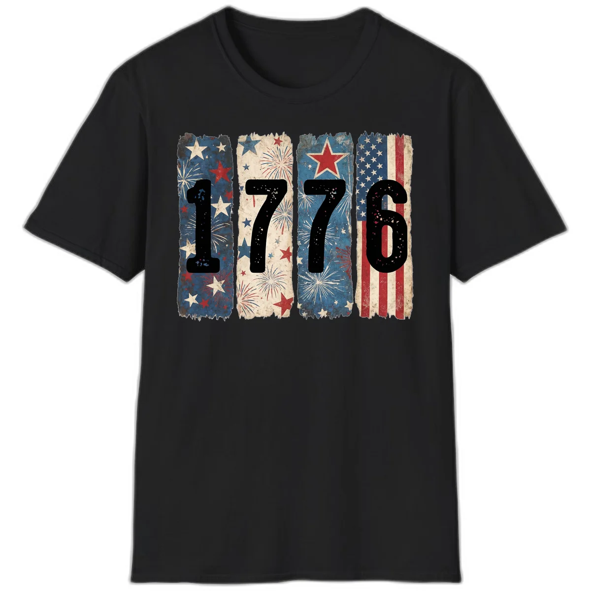 America 250th 1776 Heritage T-Shirt in Black