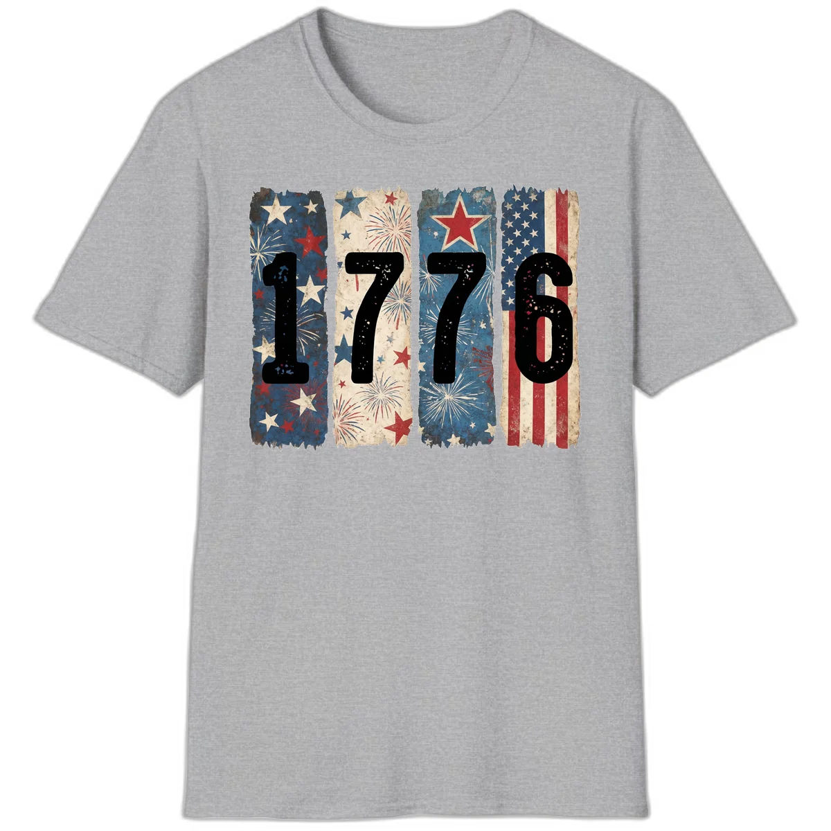 America 250th 1776 Heritage T-Shirt in Sport Grey
