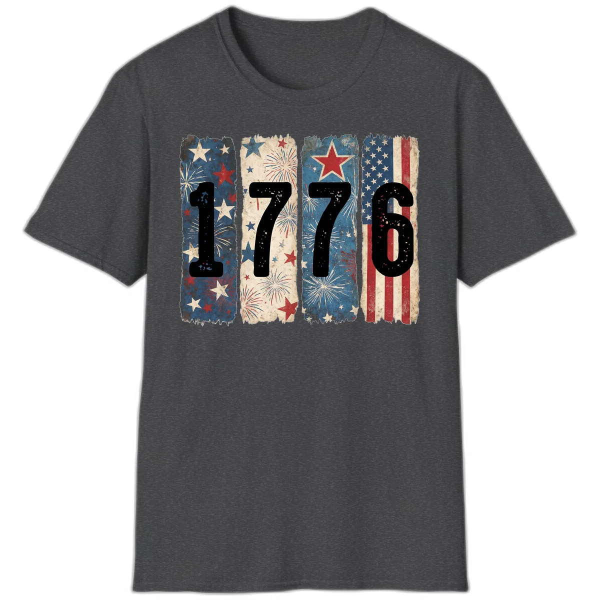 America 250th 1776 Heritage T-Shirt in Dark Heather