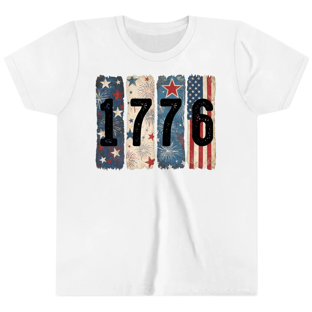 America 250th 1776 Heritage Youth T-Shirt in White