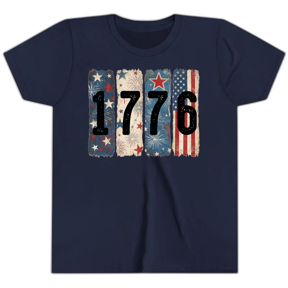 America 250th 1776 Heritage Youth T-Shirt in Navy