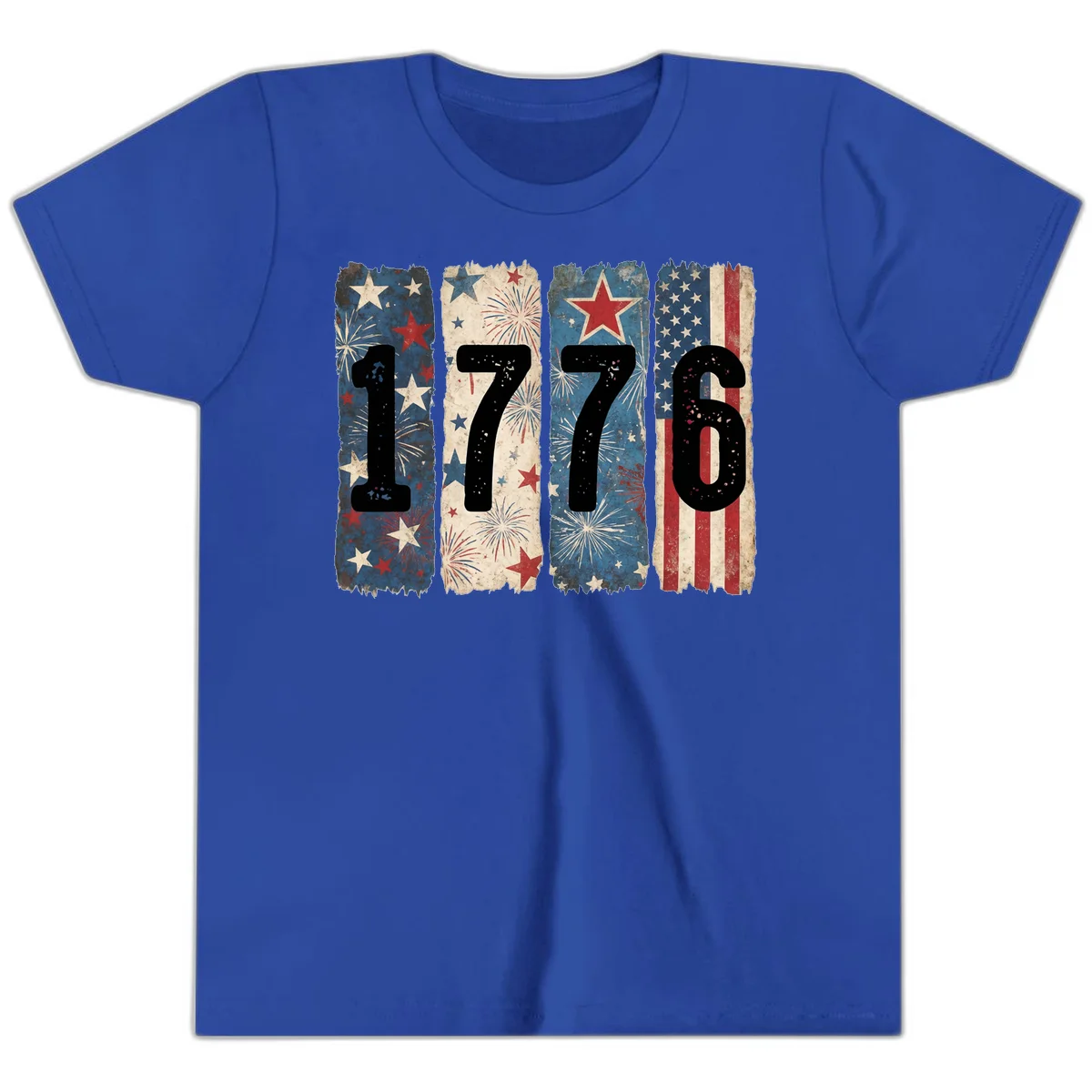 America 250th 1776 Heritage Youth T-Shirt in True Royal