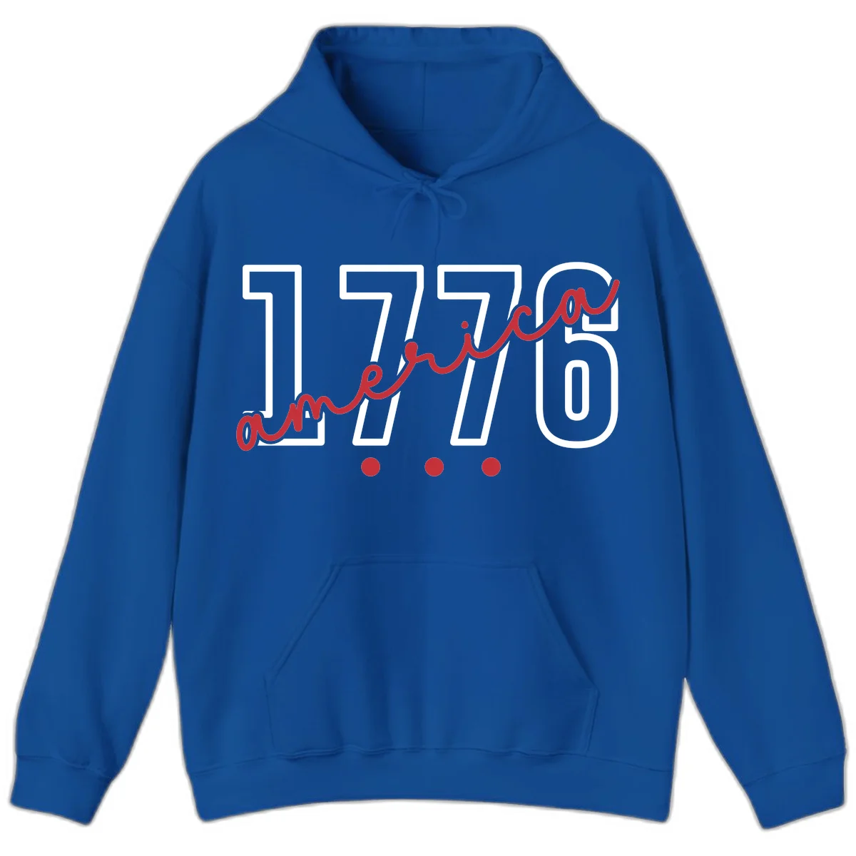 America Script Hoodie in Royal