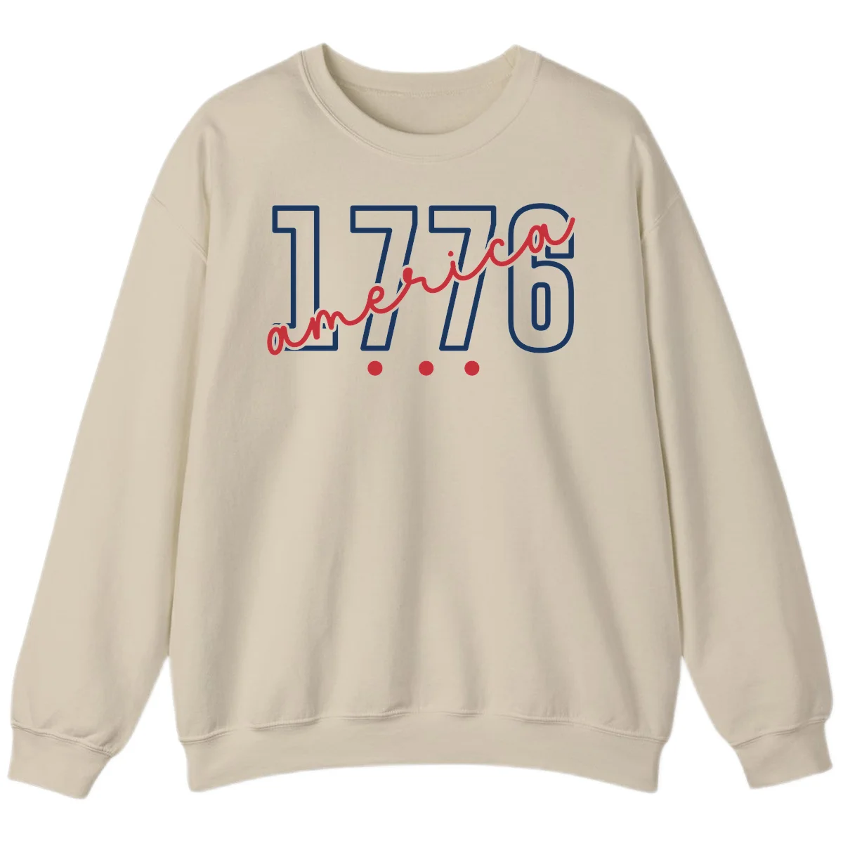 America Script Sweatshirt in Sand