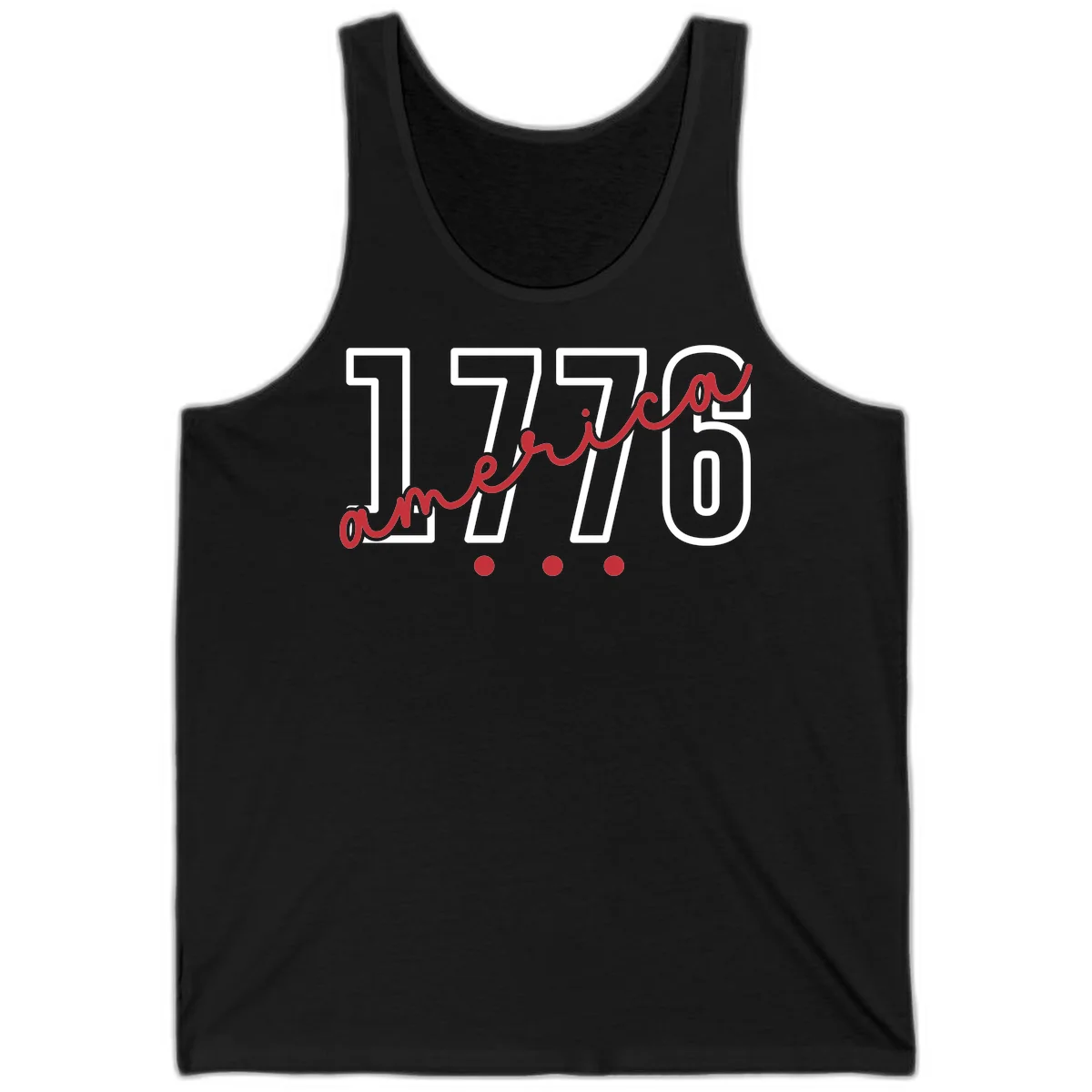 America Script Tank in Black