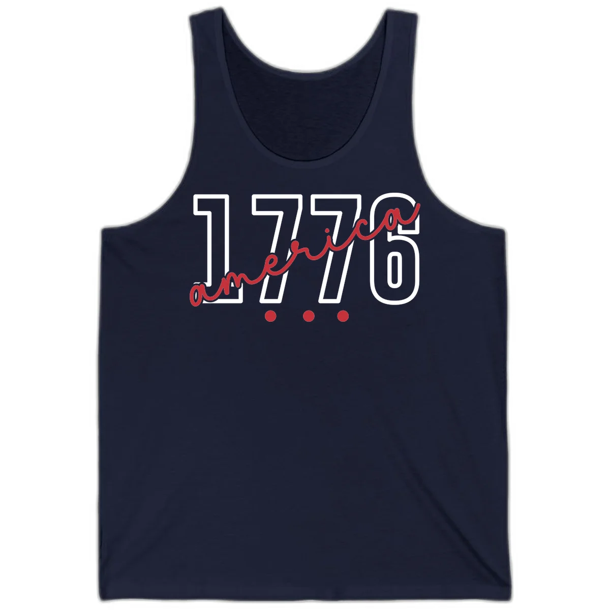 America Script Tank in Navy