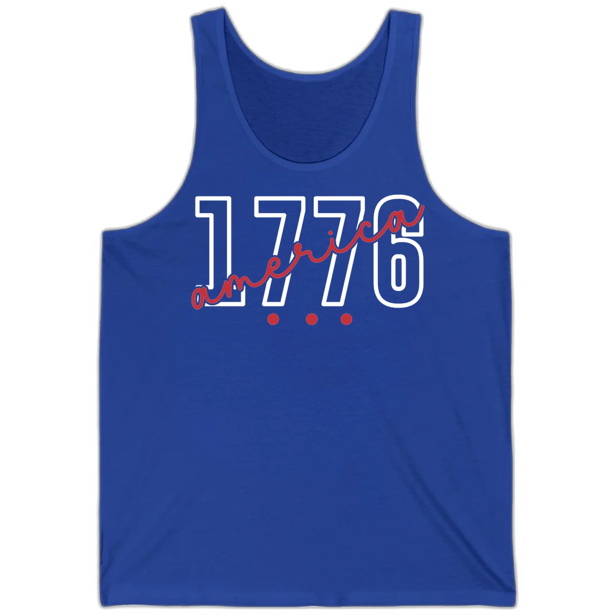 America Script Tank in True Royal