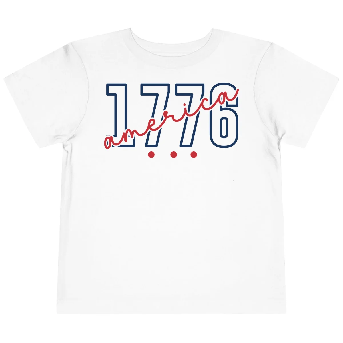 America Script Toddler T-Shirt in White