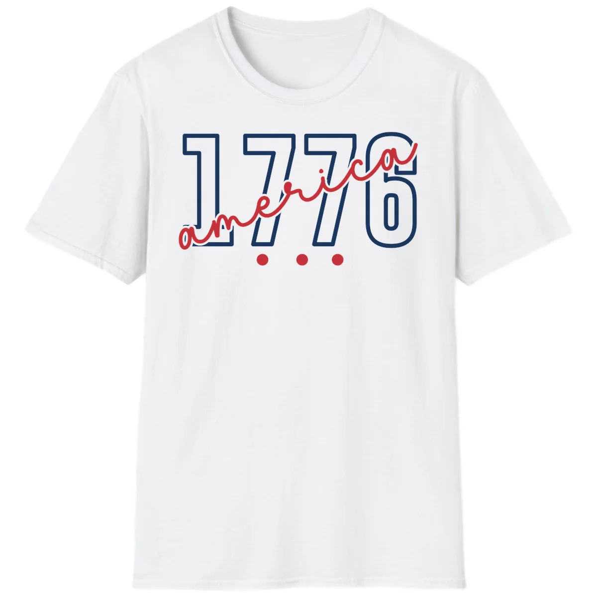 America Script T-Shirt in White