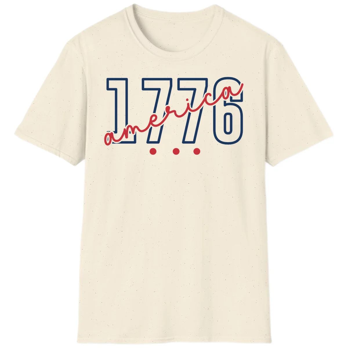 America Script T-Shirt in Natural