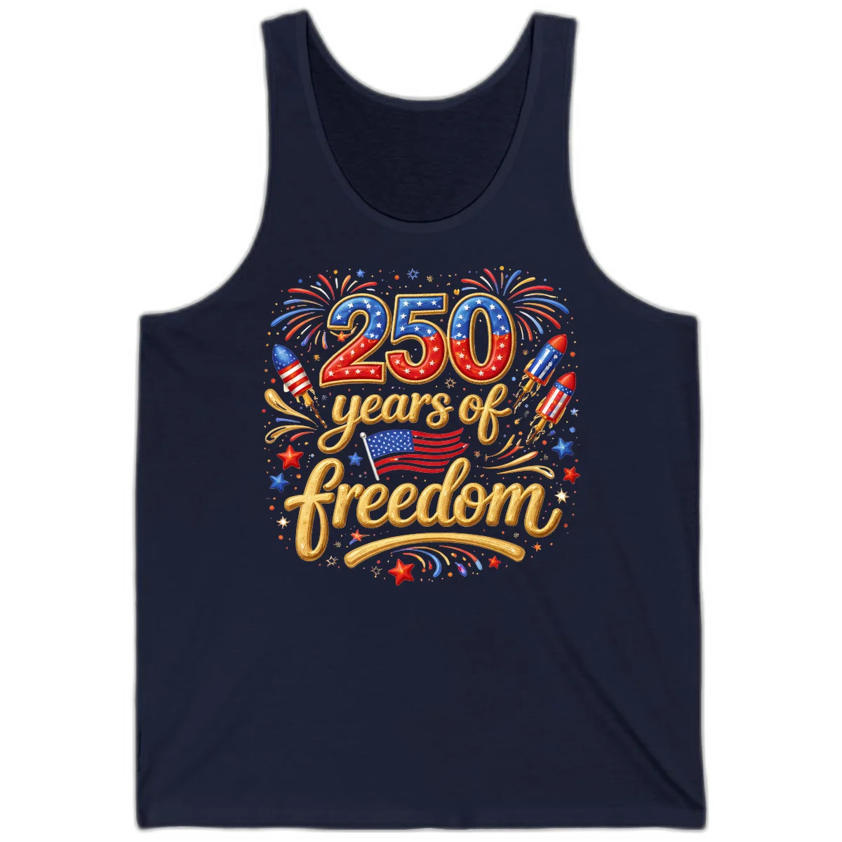 America 250th Anniversary Freedom Celebration Tank in Navy