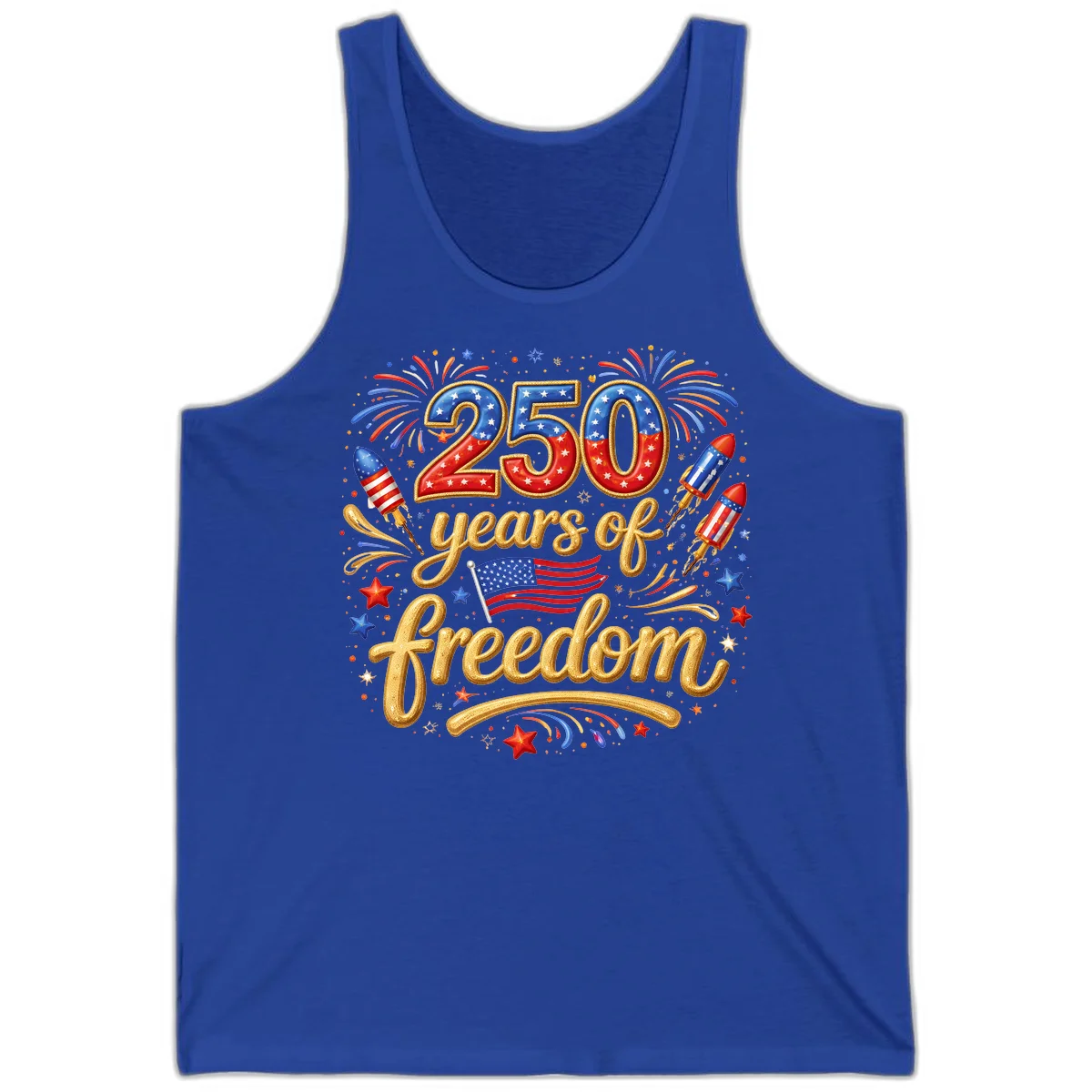 America 250th Anniversary Freedom Celebration Tank in True Royal