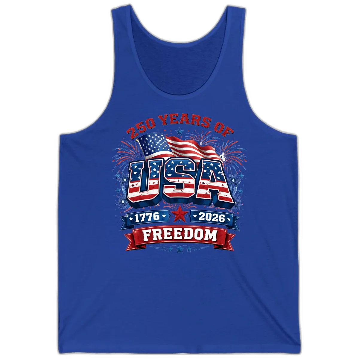 USA 250th Anniversary Freedom Celebration Tank in True Royal