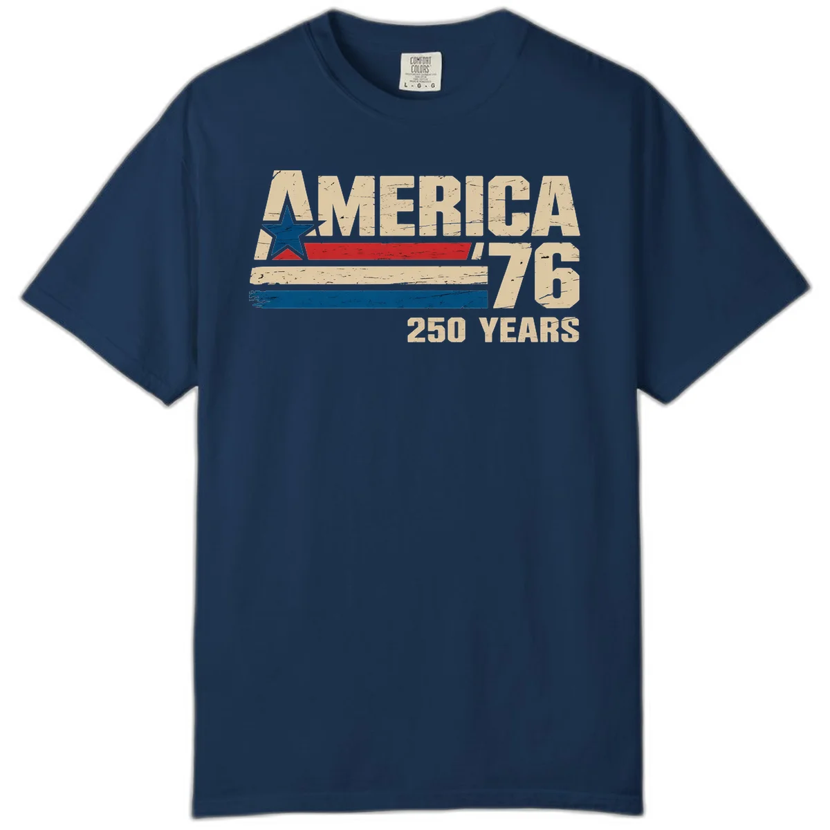 America '76 250 Years Comfort Color in Navy
