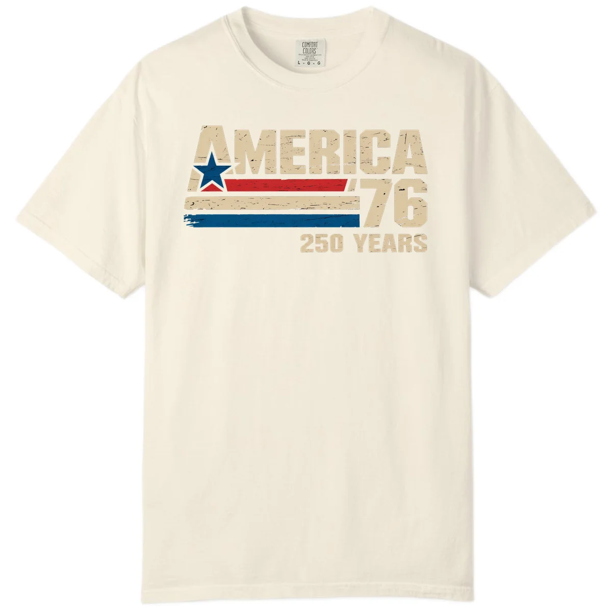 America '76 250 Years Comfort Color in Ivory