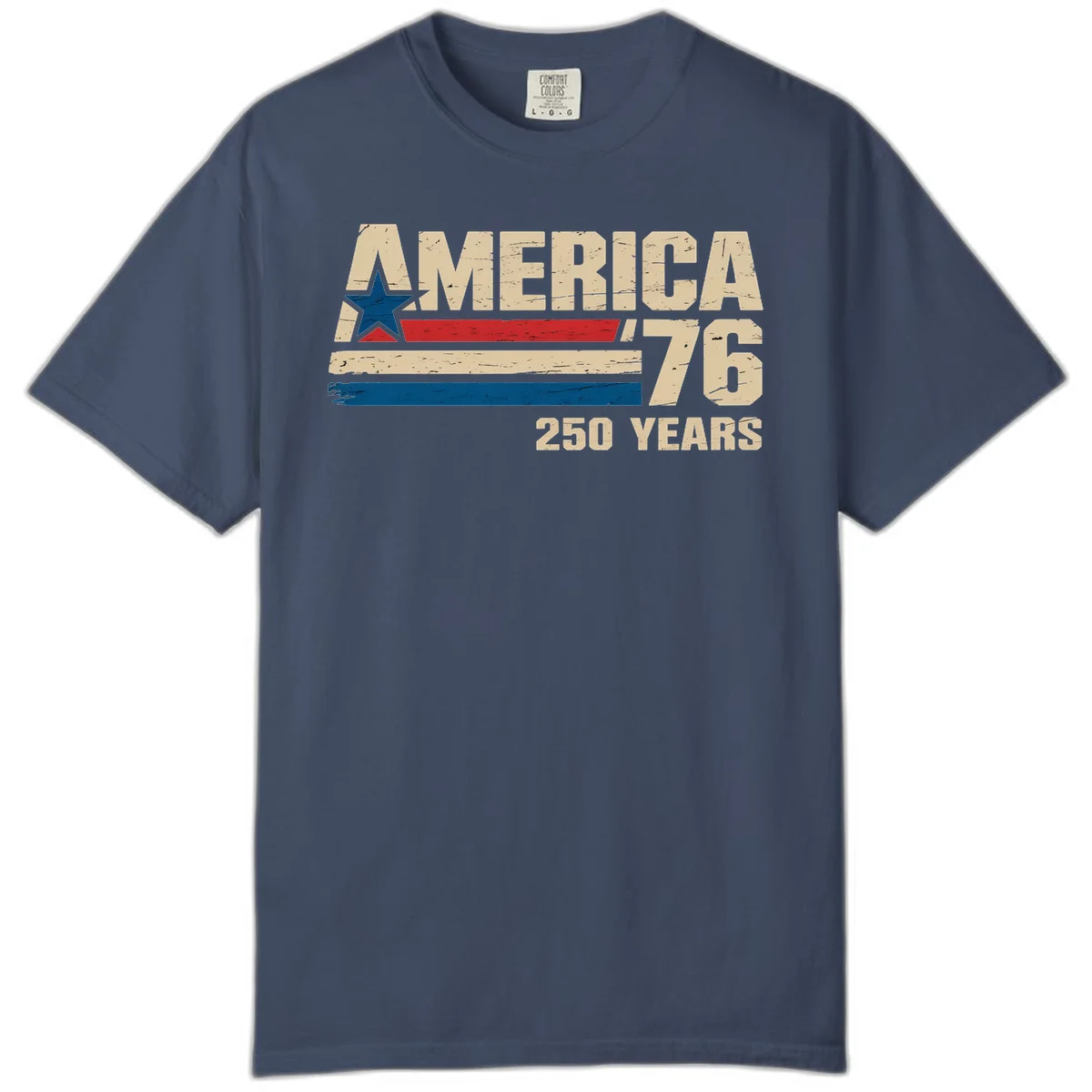 America '76 250 Years Comfort Color in Midnight