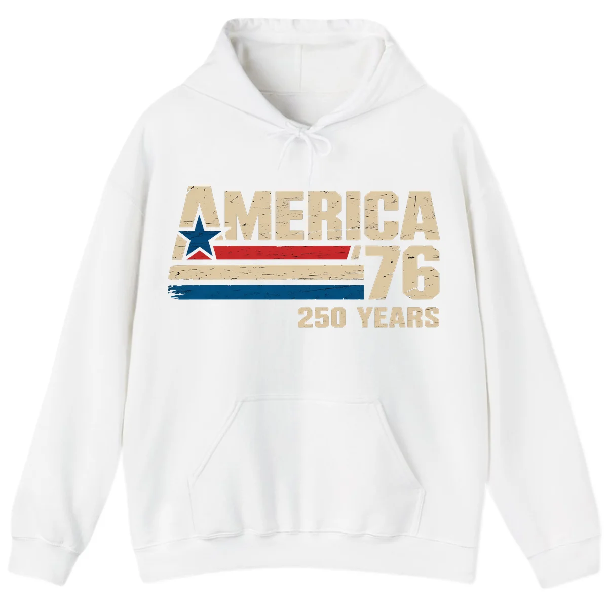 America '76 250 Years Hoodie in White