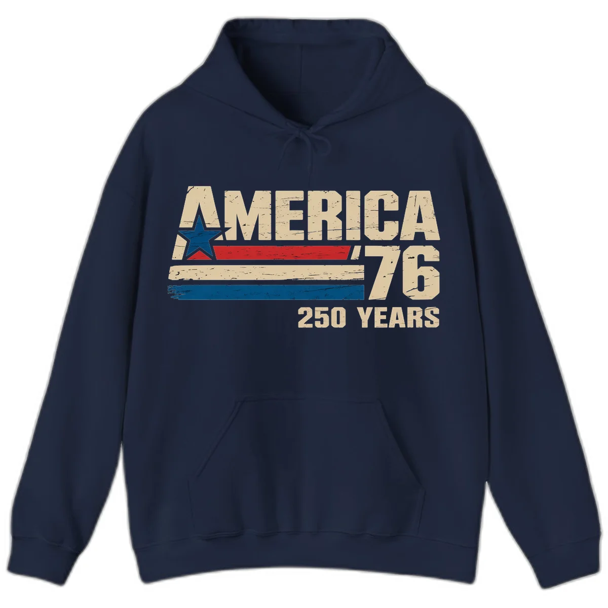 America '76 250 Years Hoodie in Navy