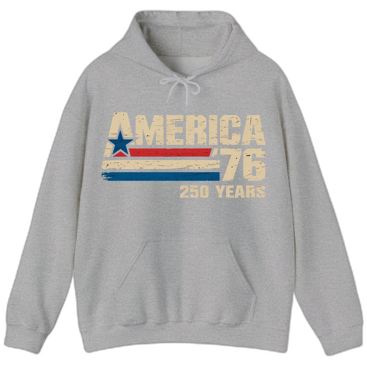America '76 250 Years Hoodie in Sport Grey