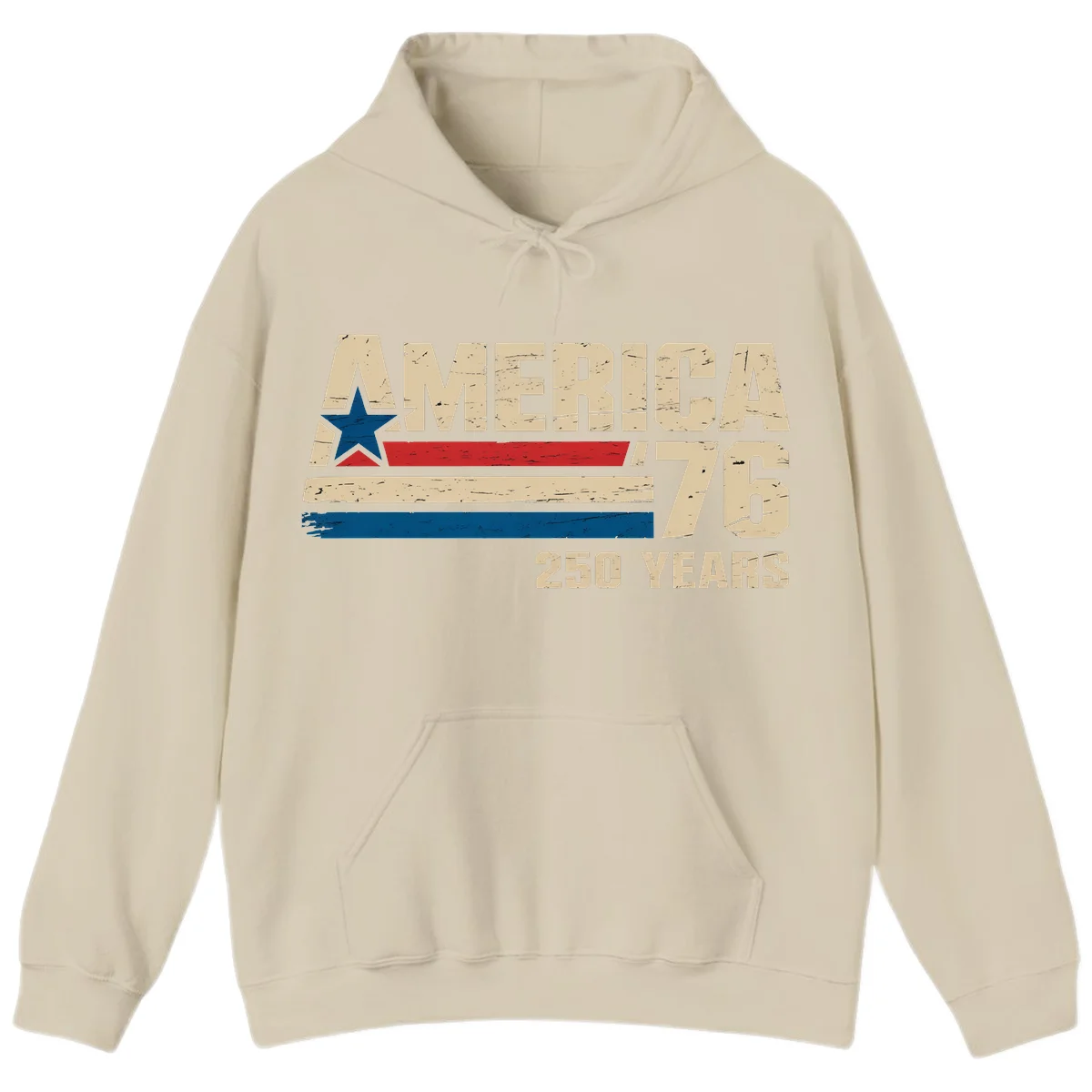 America '76 250 Years Hoodie in Sand