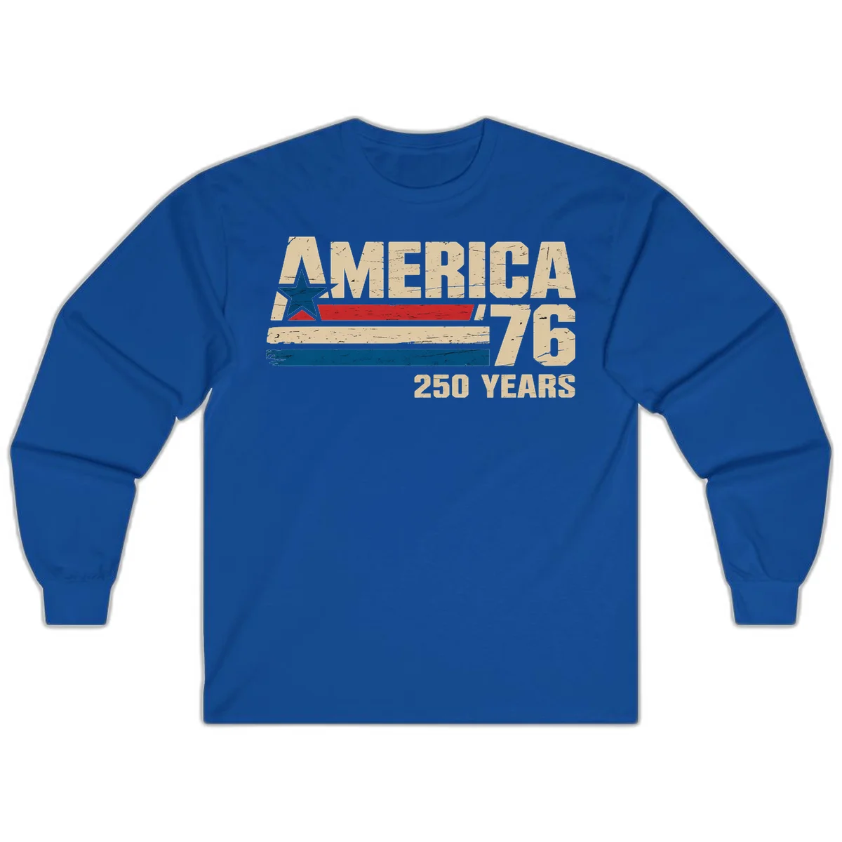 America '76 250 Years Long Sleeve in Royal
