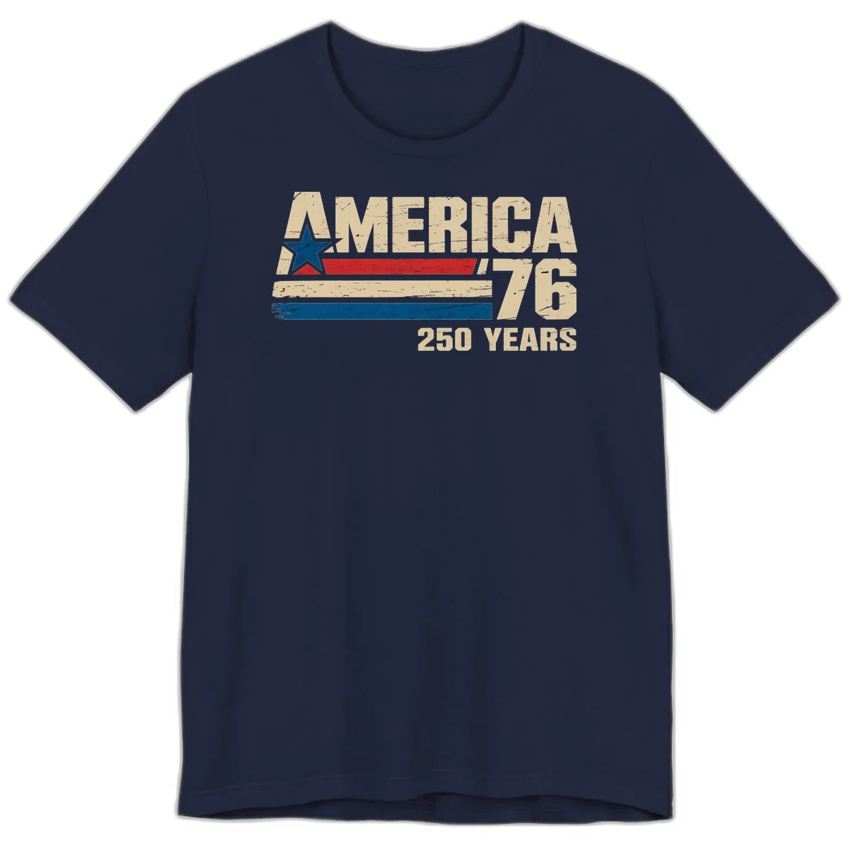 America '76 250 Years Premium T-Shirt in Navy