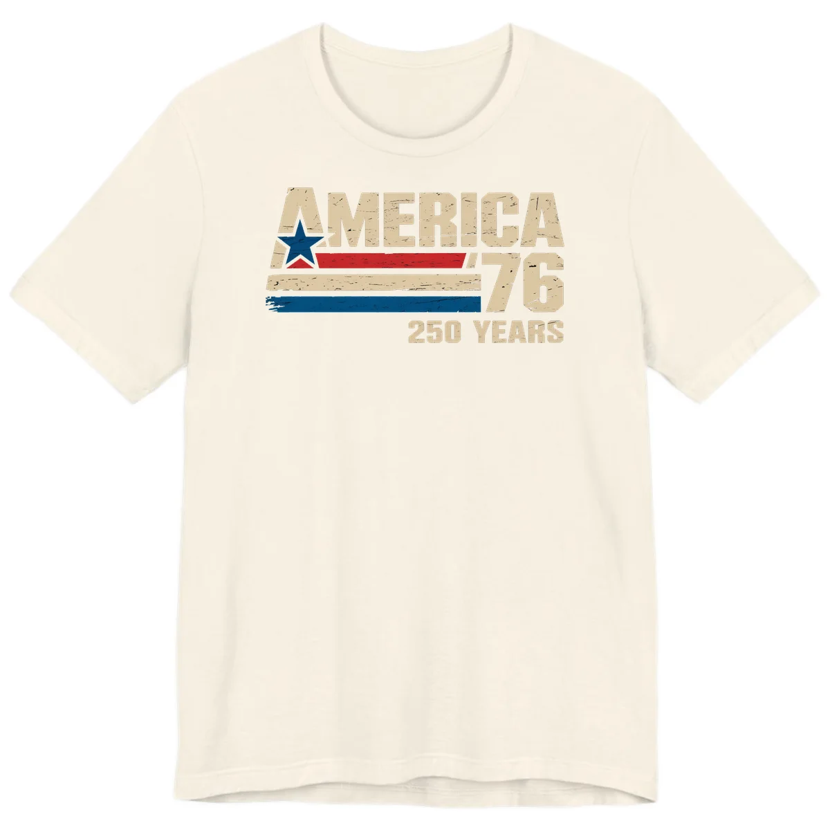 America '76 250 Years Premium T-Shirt in Natural