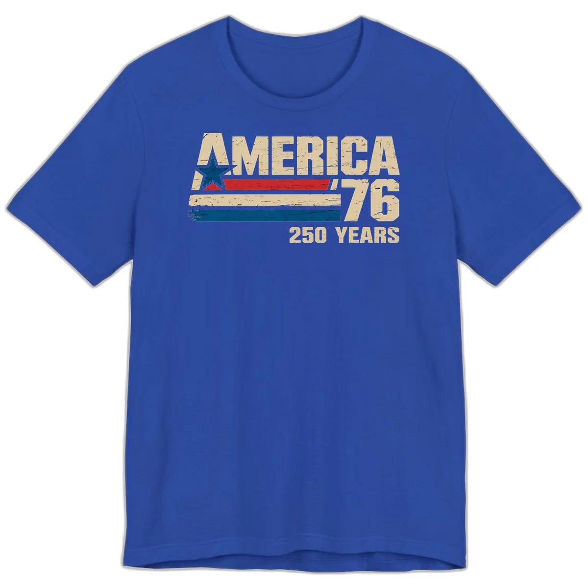 America '76 250 Years Premium T-Shirt in True Royal