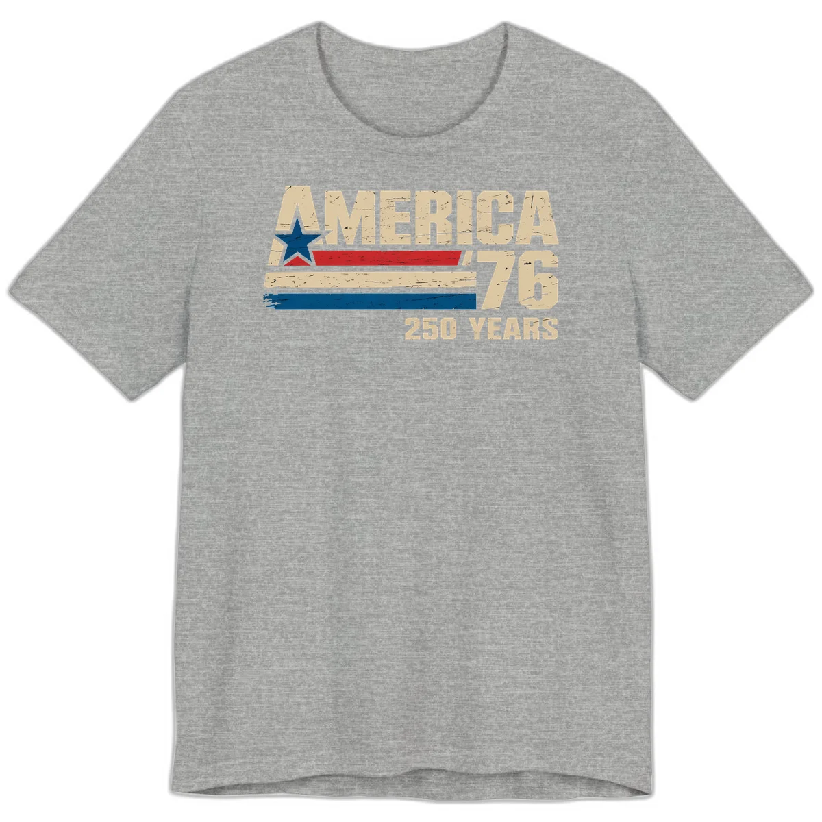 America '76 250 Years Premium T-Shirt in Athletic Heather