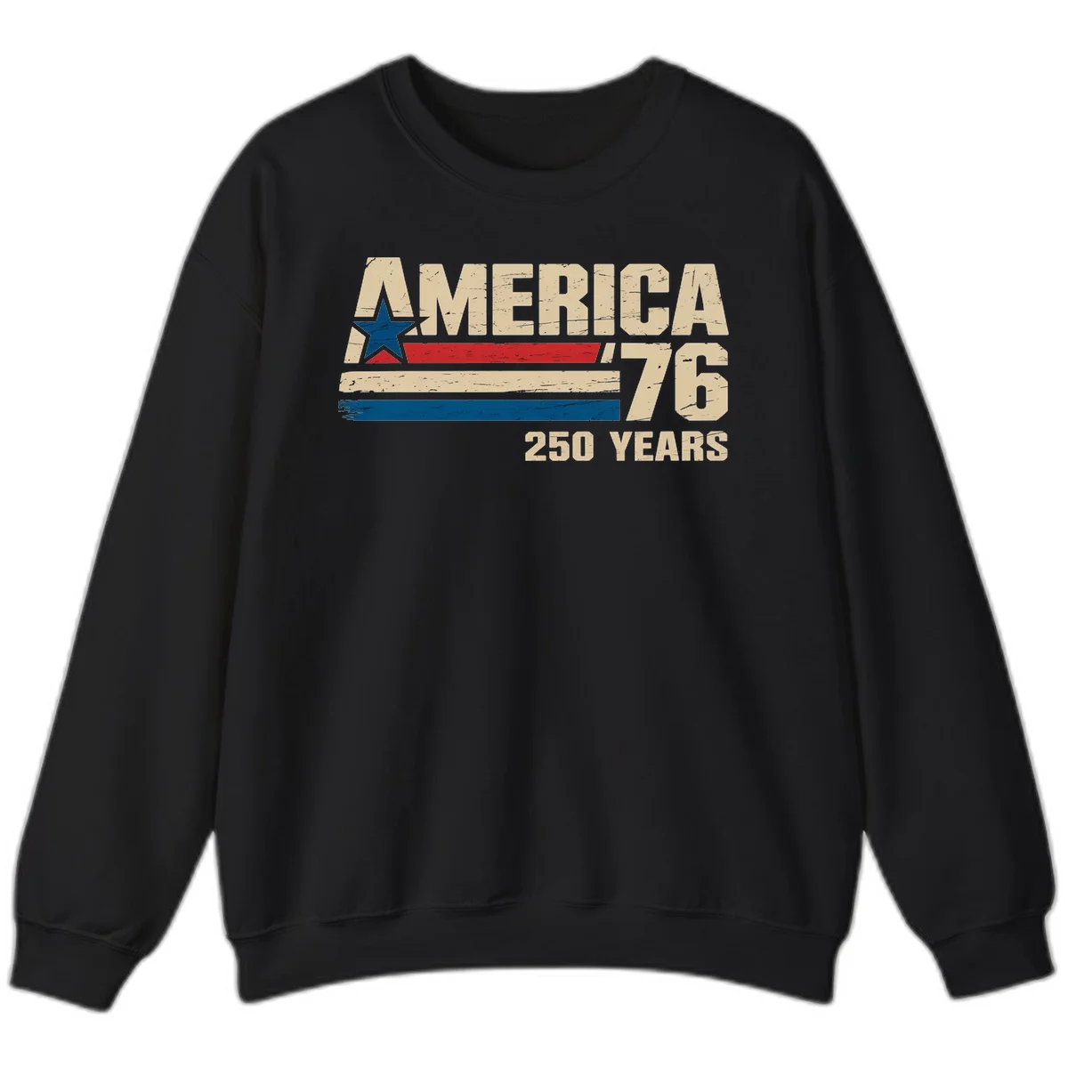 America '76 250 Years Sweatshirt in Black