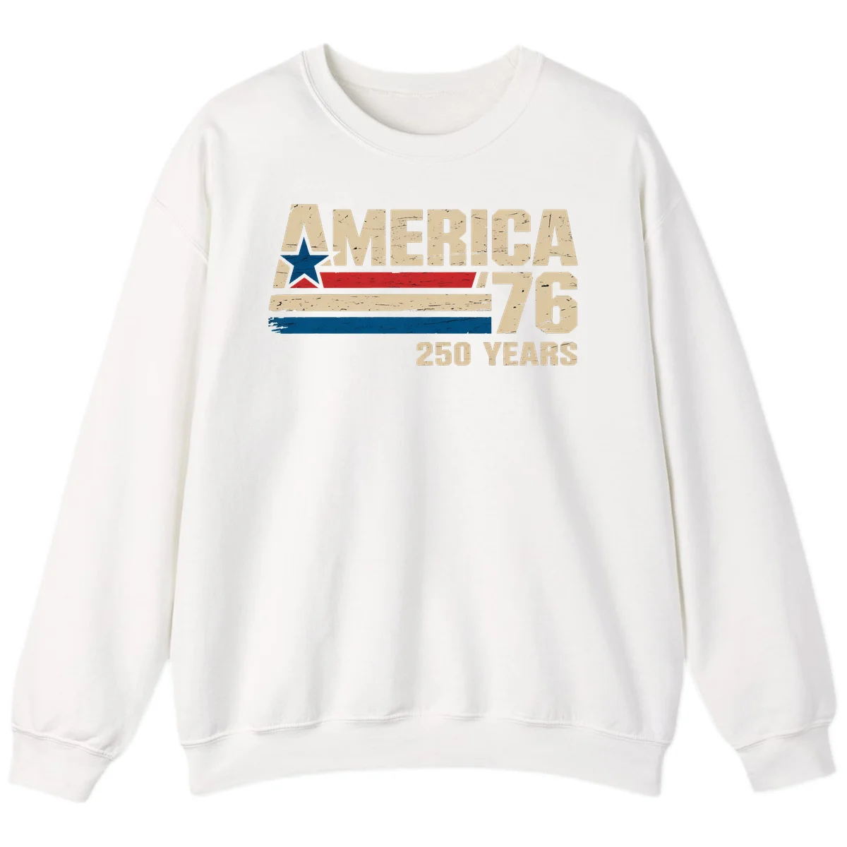 America '76 250 Years Sweatshirt in White