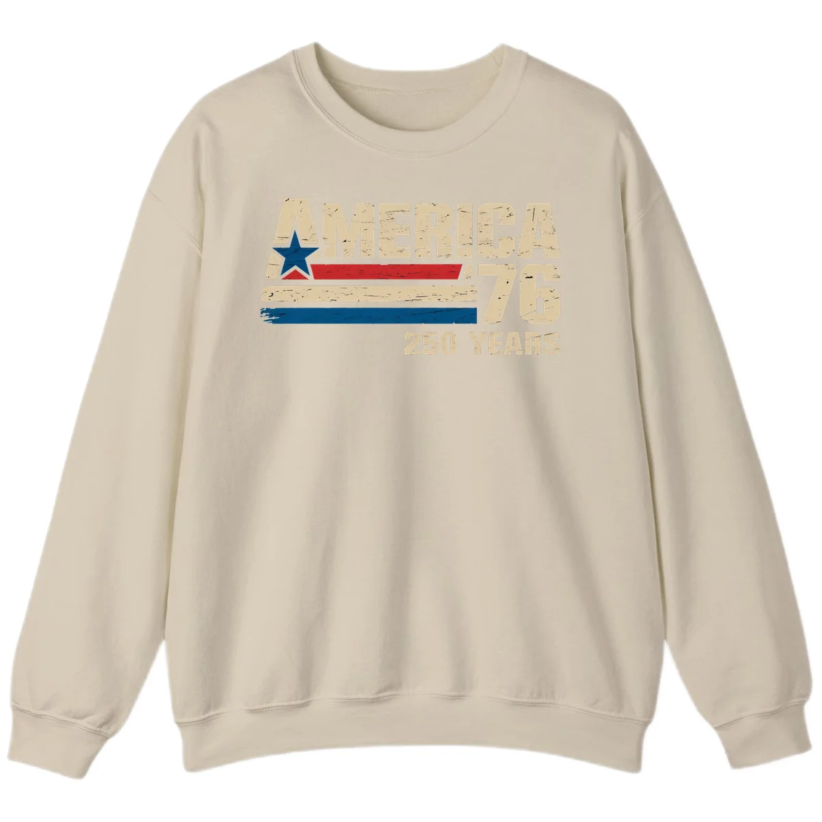America '76 250 Years Sweatshirt in Sand